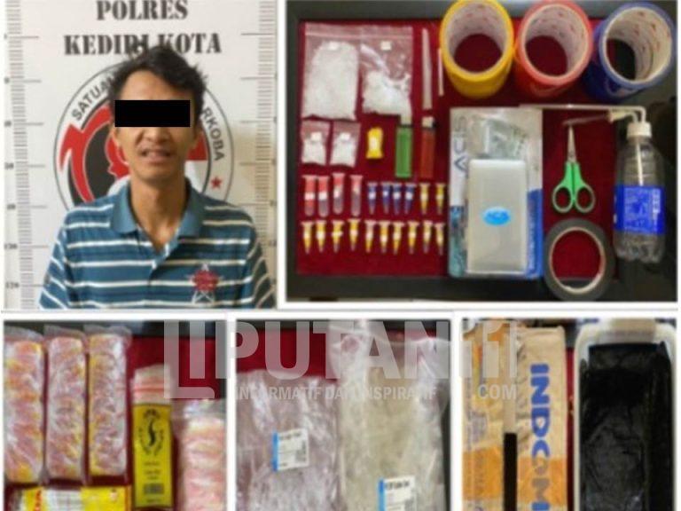 Seorang Pemuda Asal Tarokan Diamankan Satresnarkoba Polres Kediri Kota IMG 20250710 WA0102