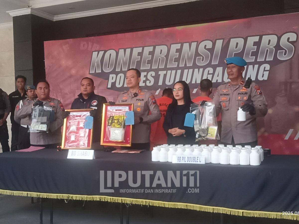 Ungkap Kasus Besar Sabu dan Okerbaya, Kapolres: Peredaran Narkoba di Tulungagung Sangat Menghawatirkan 2 1000442051