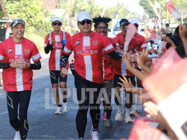 Run For Hero Polres Tulungagung Tempuh 34,4 Km Finish Di Makam Bung Karno 1000444306