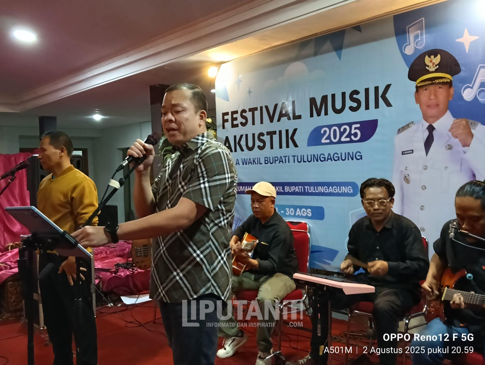 Meriahnya Festival Musik Akustik Tulungagung, Kapolres Taat Resdi Hadir Bersama Jajaran PJU 1 IMG 20250803 WA0020