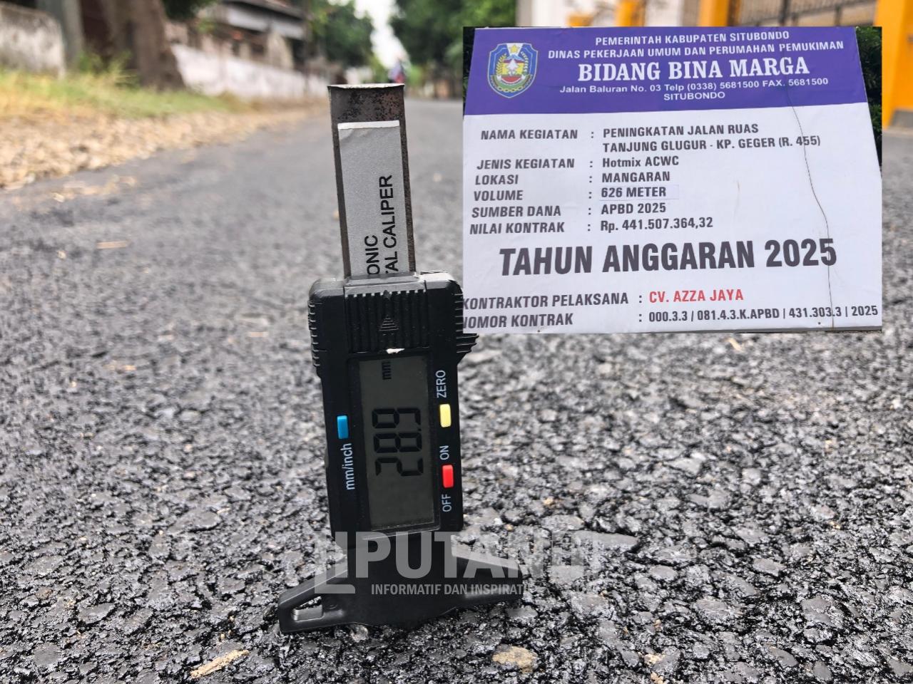 Kualitas Proyek Hotmix Situbondo Disorot: Ruas Tanjung Glugur-Kp. Geger Diduga 'Asal Jadi', Anggaran Rp 441 Juta Terancam Sia-sia 1 IMG 20251027 WA0173