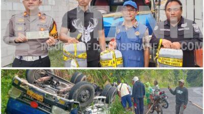 Truk Terguling di JLS Tulungagung Diduga Angkut BBM Ilegal, Polisi Panggil PT Ganani 1000698814 2