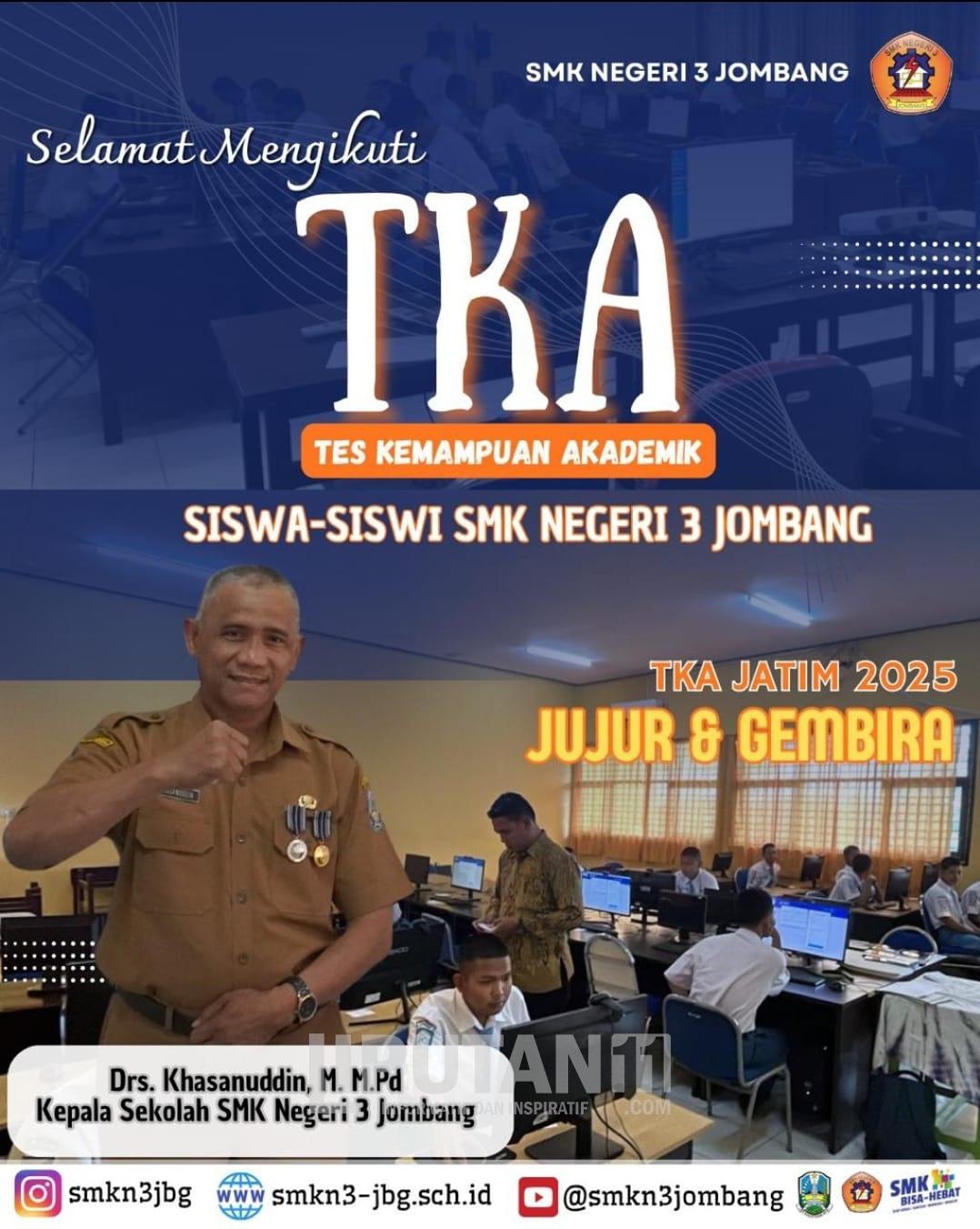 SMK Negeri 3 Jombang Gelar TKA: Wujudkan Semangat Jujur, Gembira, dan Berprestasi 1 IMG 20251103 WA0001