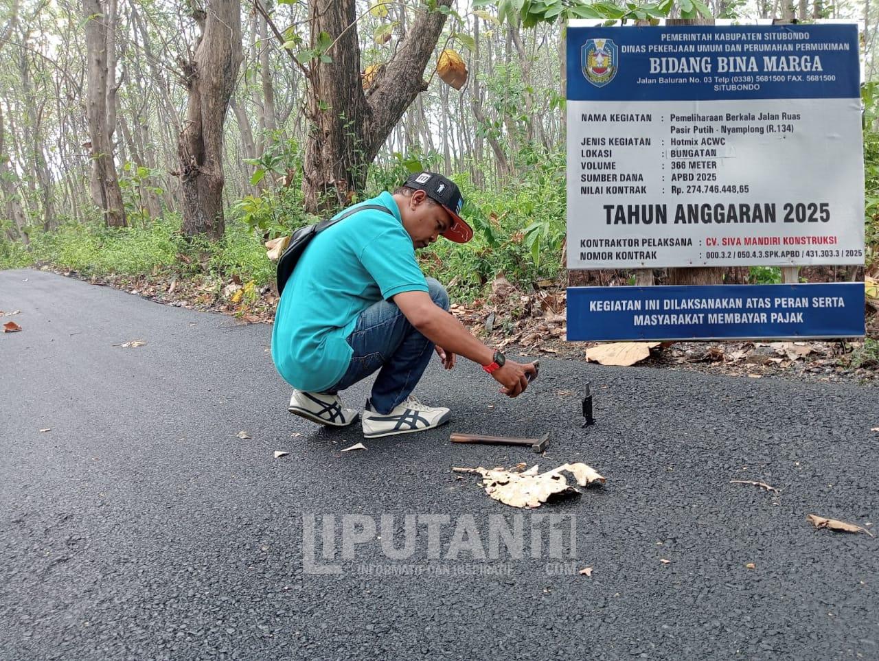 Kualitas Hotmix Ruas Pasir Putih - Nyamplong Jadi Sorotan: Proyek Ratusan Juta Diduga Rugikan Negara, Pengawasan Dinilai Lemah 1 IMG 20251107 WA0189