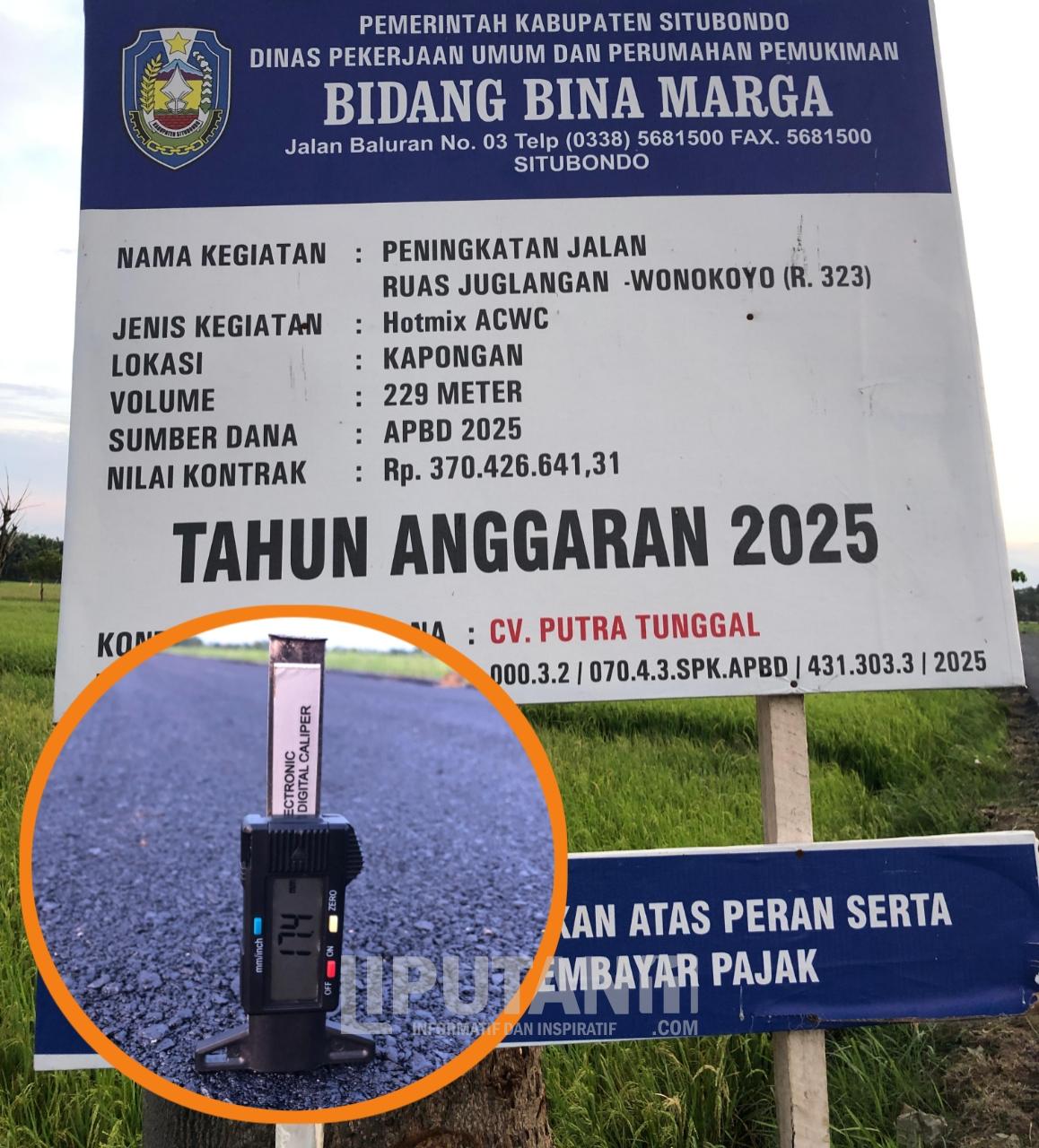 Proyek Jalan Juglangan - Wonokoyo Disorot, Diduga Rugikan Negara Puluhan Juta 1 IMG 20251129 WA0178