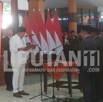 Bupati Situbondo Yusuf Rio Wahyu Prayogo Melantik dan Mengambil Sumpah Jabatan 26 Pejabat Pimpinan Tinggi Pratama (*eselon II*) Di Lingkungan Pemerintah Kabupaten Situbondo 1 IMG 20260116 WA0109