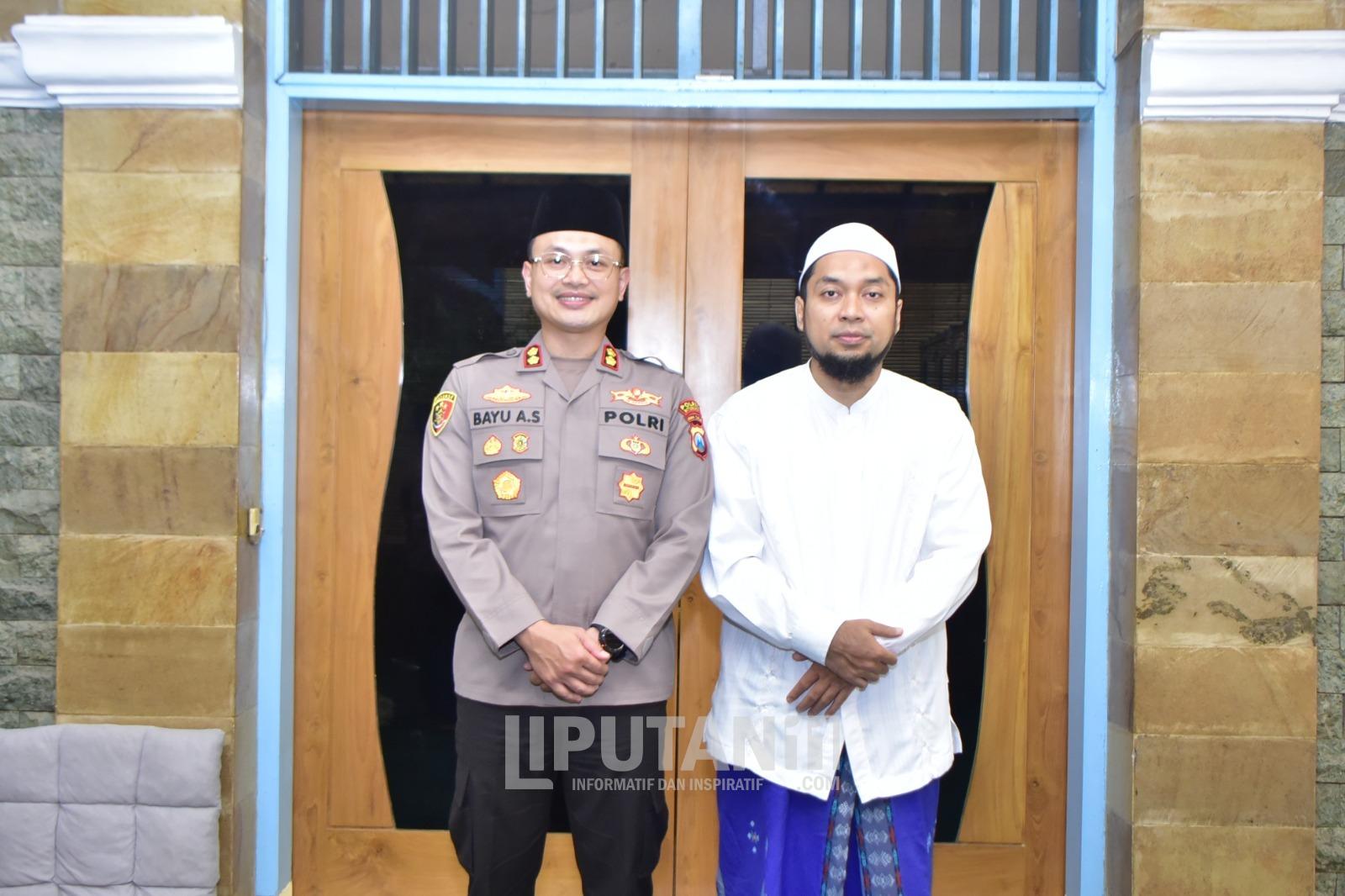 Kapolres Bersilaturahmi,Jaga Kamtibnas Dengan Dukungan Ulama Dan Ziarah Ke Makam Pahlawan 1 silaturahmikiai 3