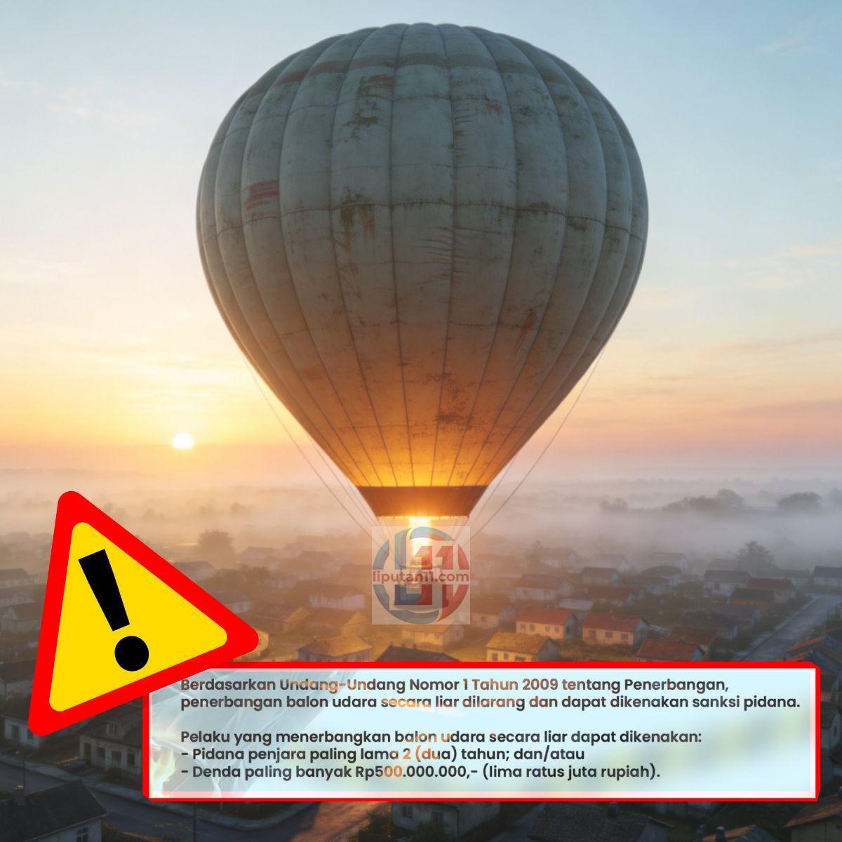 Polres Tulungagung Tegas Larang Menerbangkan Balon Udara Liar dan Petasan 1000907869