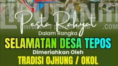 Pesta Riwayat Dalam Rangka Selametan Desa Tepos di Meriahkan Tradisi Ojhung Dan Okol SITUBONDO –BerLangsung Selamatan Desa IMG 20260204 WA0095