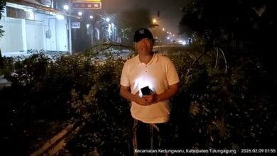 Tengah Malam Bupati Tulungagung Gatut Sunu Sidak Pohon Tumbang, Keselamatan Masyarakat Prioritas Utama 4 IMG 20260209 WA0136