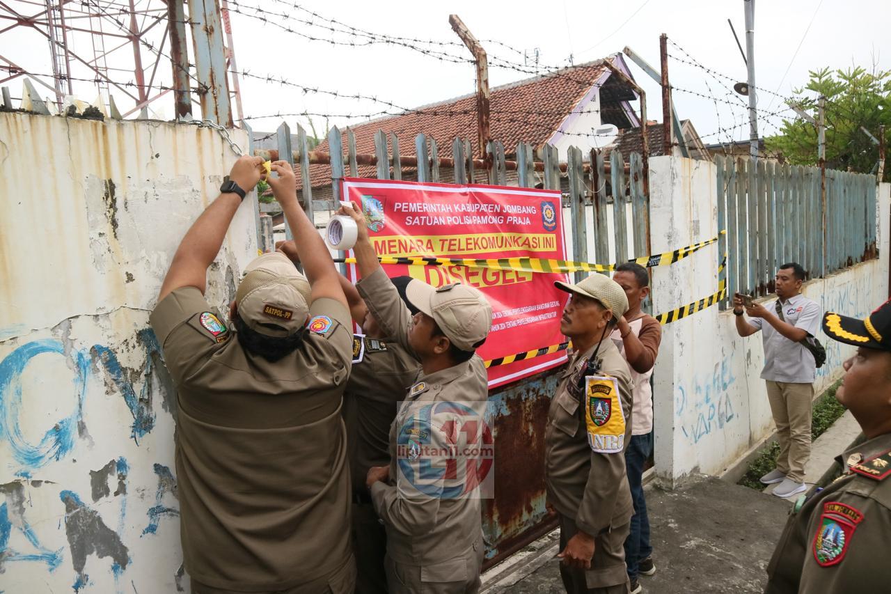 Pemkab Jombang Segel Sejumlah Tower BTS, Ratusan Menara Belum Miliki Sertifikat Laik Fungsi 1 IMG 20260302 WA0003 1