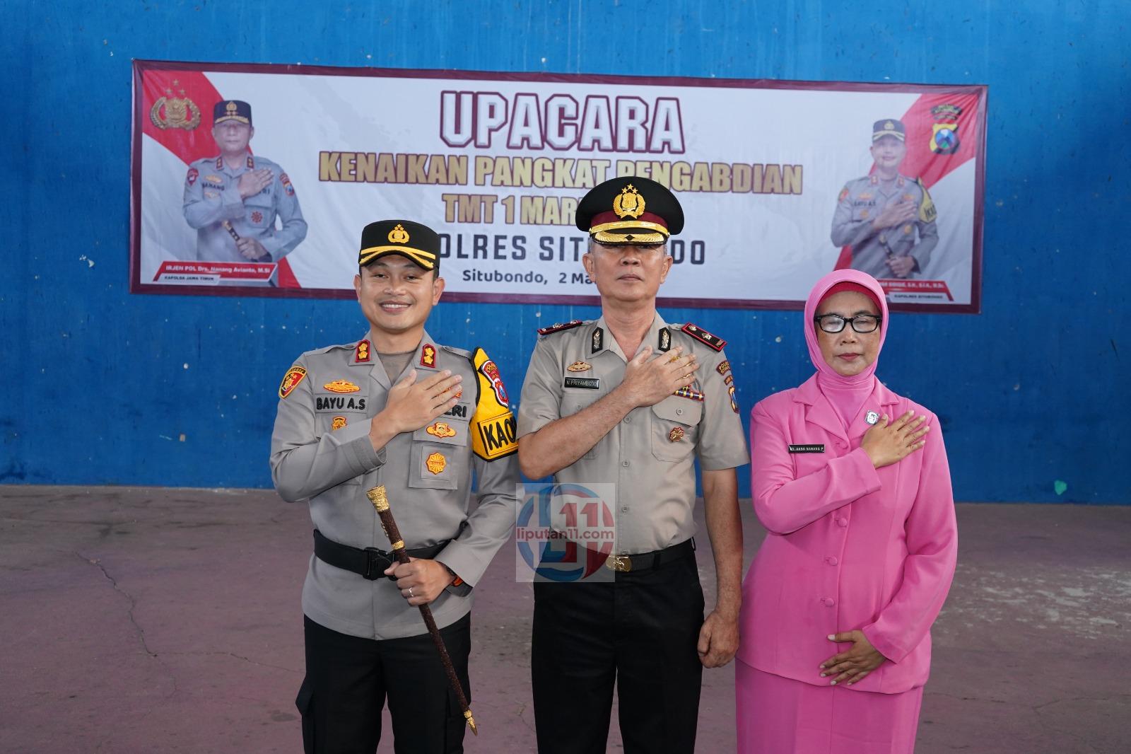 Kapolsek Panji AKP Nanang Terima Kenaikan Pangkat Pengabdian Menjadi Kompol 1 IMG 20260302 WA0011