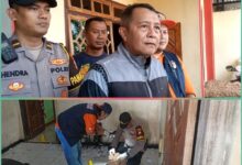 Polisi Olah TKP Rumah Warga Korban Ledakan Balon Udara dengan Petasan di Tanggulwelahan Tulungagung 6 1000992206