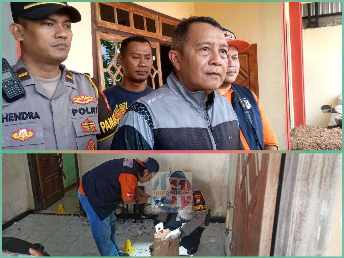 Polisi Olah TKP Rumah Warga Korban Ledakan Balon Udara dengan Petasan di Tanggulwelahan Tulungagung 1000992206