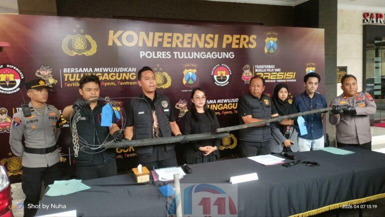 Polres Tulungagung Ungkap Kasus Pencurian Kabel Milik Telkom di Kalidawir, 10 Tersangka Huni Jeruji Besi 1001004227