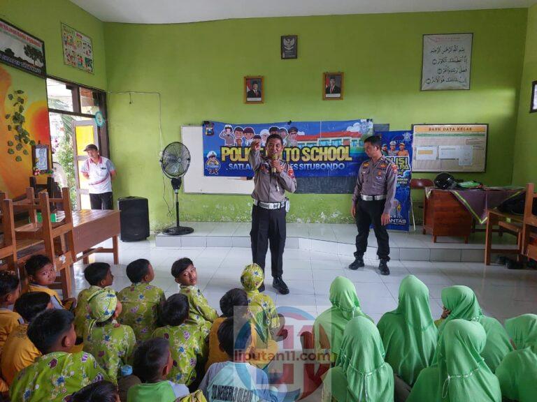 Tren Sepeda Listrik di Kalangan Anak Meningkat, Polisi Turun Tangan Edukasi Siswa SDN 3 Olean edukasi di SD 5