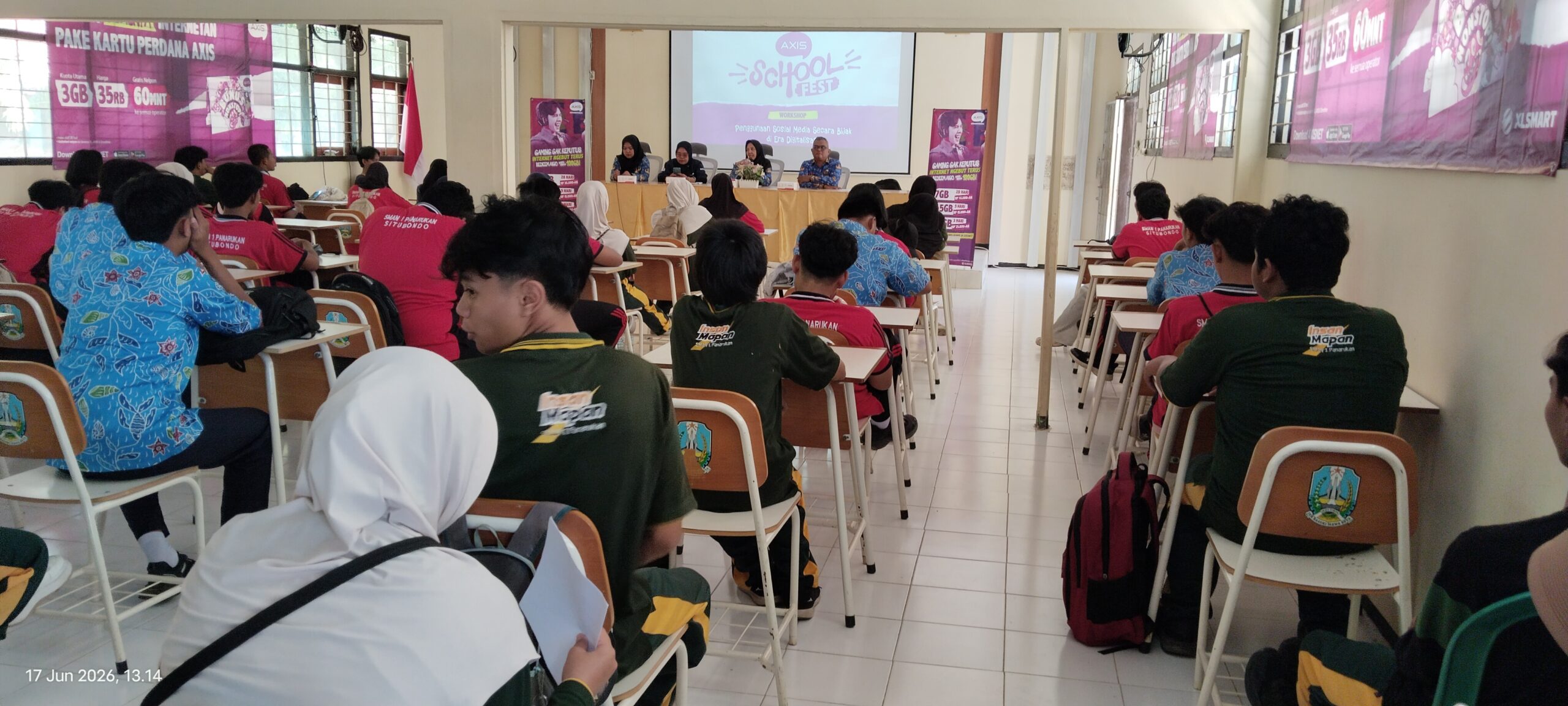 *Workshop XLSMART Ajak Generasi Muda Bijak Bermedia Sosial di Era Digitalisasi* 1 IMG 20260617 131455 scaled