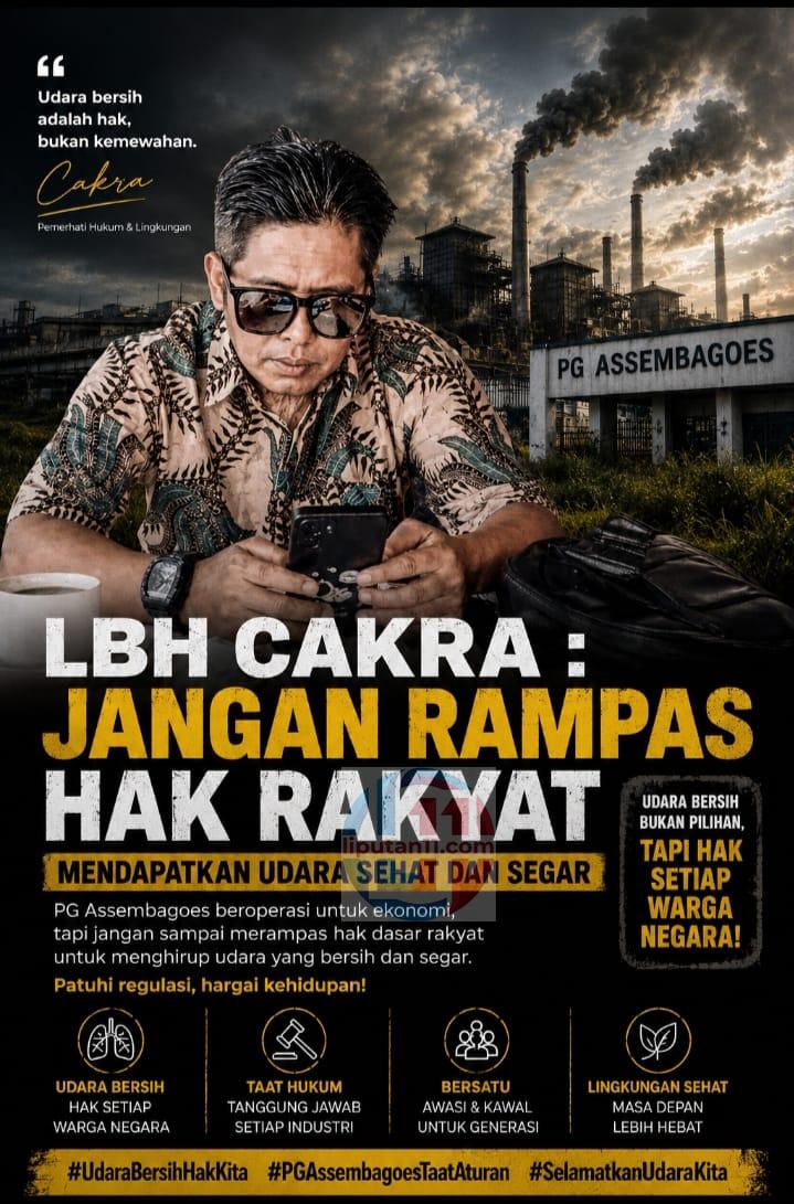 Udara Kotor,Hak Terabaikan:Warga Asembagus Lagi-Lagi Hirup Debu Tolato Dan LBH Cakra Situbondo Soroti Pembiaran Polusi Debu Tolato Setiap Musim Giling IMG 20260724 WA0138