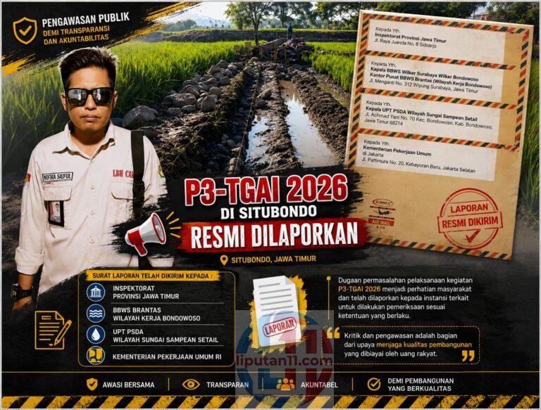Aspirator dan Ketua Kelompok Sekabupaten Situbondo Di duga Potong Anggaran Hingga Cacat Administrasi, (*LBH Cakra*) MeLaporkan 42 Penerima P3-TGAI Tahun 2026 IMG 20260727 WA0102