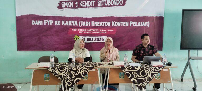 (“XLSMART Gelar Workshop Bertempat DiAula SMKN 1 Kendit Bertemakan (“FYP ke Karya”: Bekali Siswa Menjadi Kreator Konten Pelajar”) IMG 20260731 093517