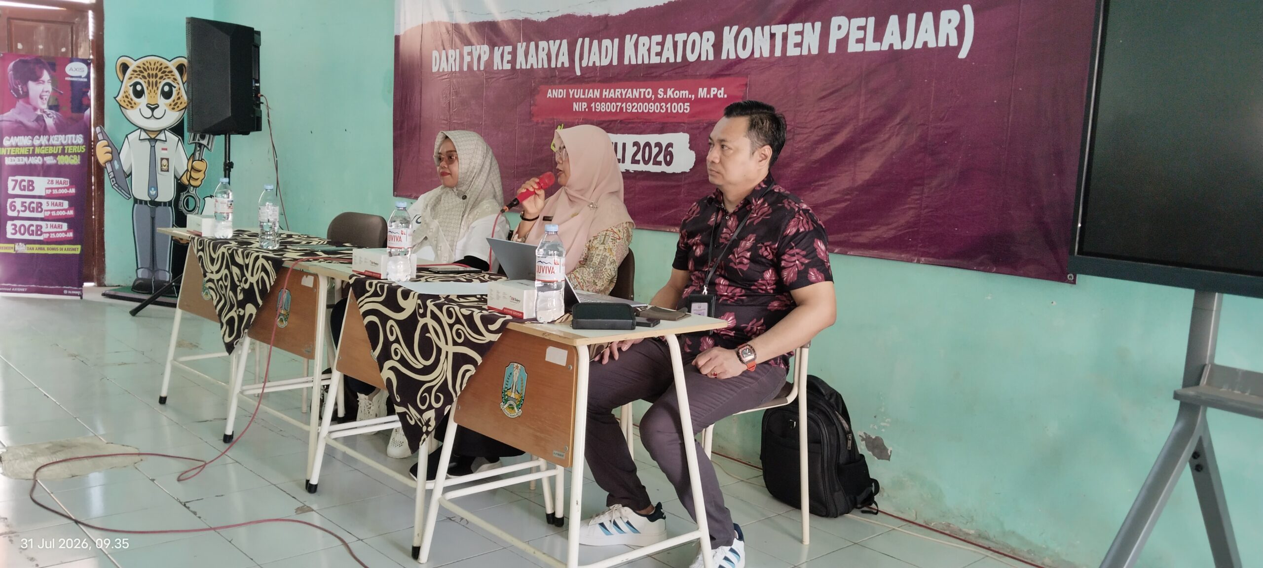 ("XLSMART Gelar Workshop Bertempat DiAula SMKN 1 Kendit Bertemakan ("FYP ke Karya": Bekali Siswa Menjadi Kreator Konten Pelajar") 2 IMG 20260731 093540 scaled