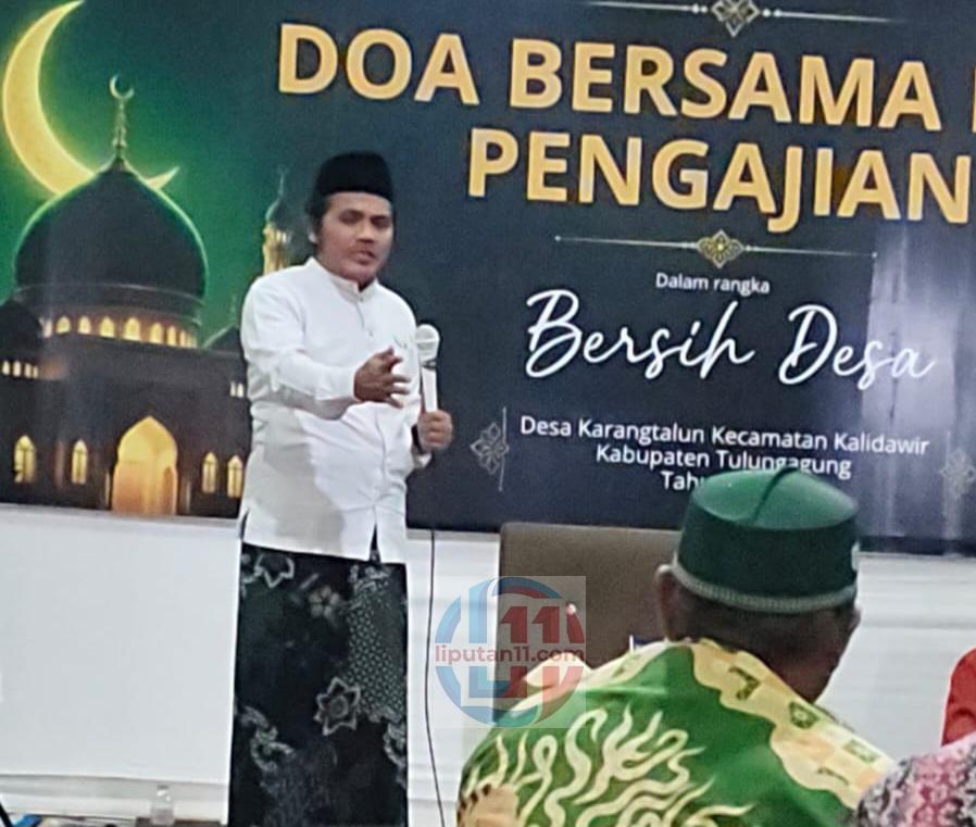 Do’a Bersama dan Pengajian Dalam Rangka Bersih Desa Karangtalun, Camat Kalidawir Tekankan Jogo Tulungagung 1 20260810 105617