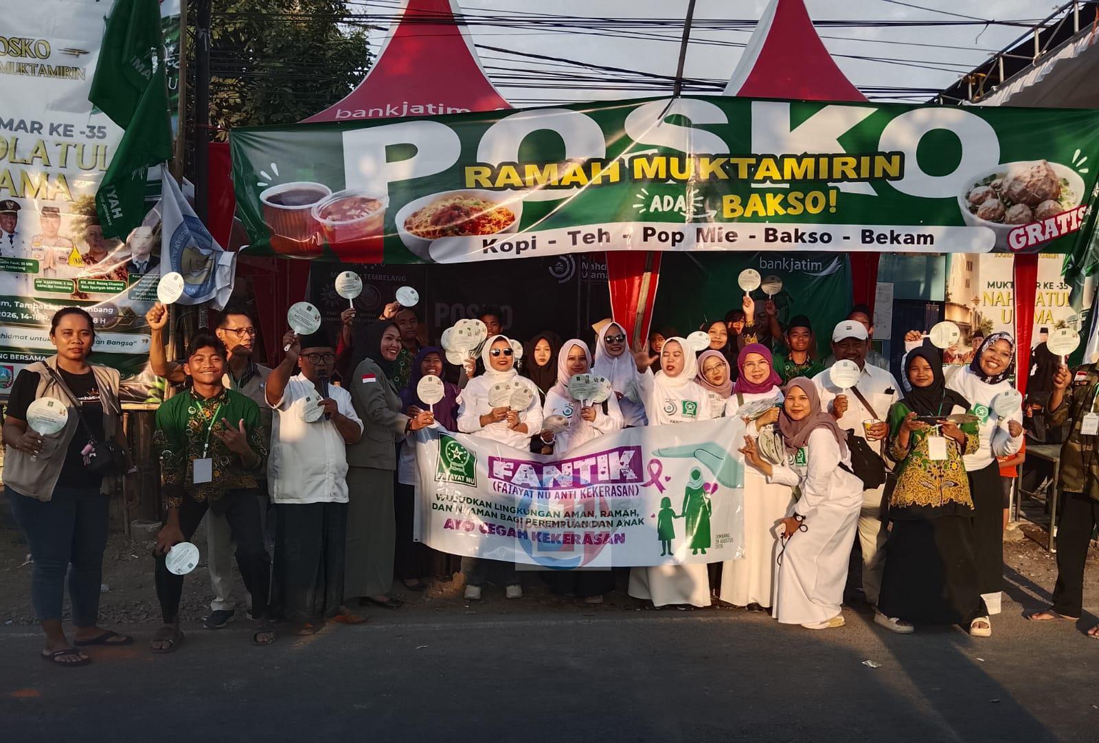 Fatayat NU Deklarasikan Gerakan FANTIK Bersama Posko Ramah Muktamirin 1 IMG 20260829 WA0001