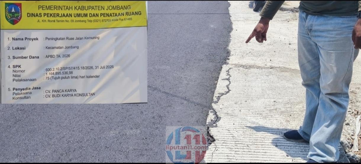 Jalan Kemuning Rp1,16 Miliar Disorot, Komisi C DPRD Jombang Bungkam: Pengawasan Infrastruktur Dipertanyakan 1 Screenshot 2026 10 28 11 59 40 103 com.miui .gallery edit